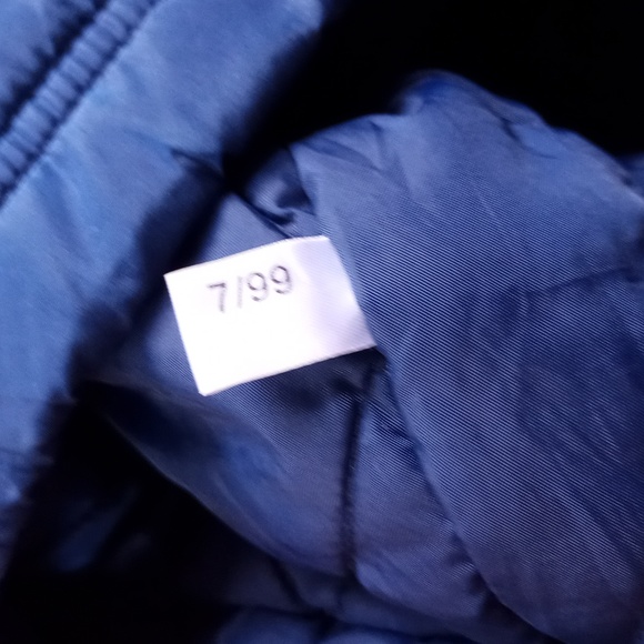 Vintage 90s Adidas Blue Stripes Blue Essential Winter Jacket - Picture 9 of 9